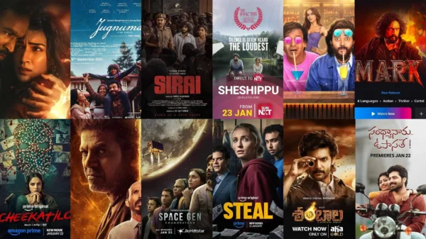 OTT movies & web series this week January 2026