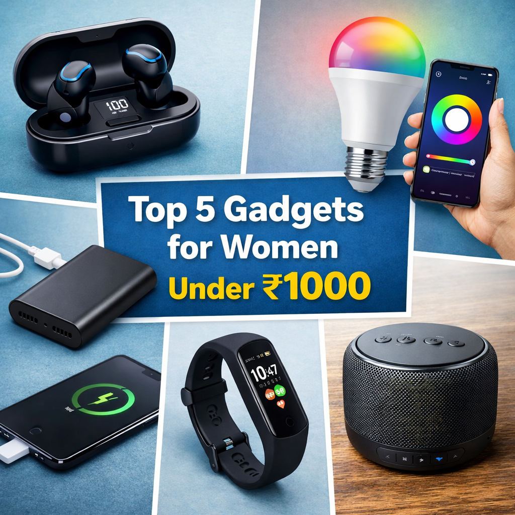 Top 5 Useful Gadgets for Women Under ₹1000 in 2025