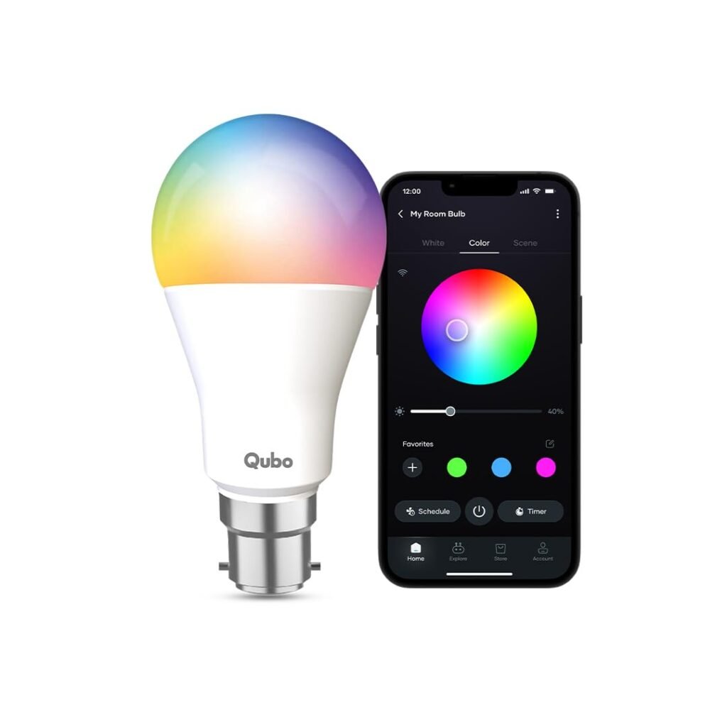 app controlled smart led bulb for home lighting